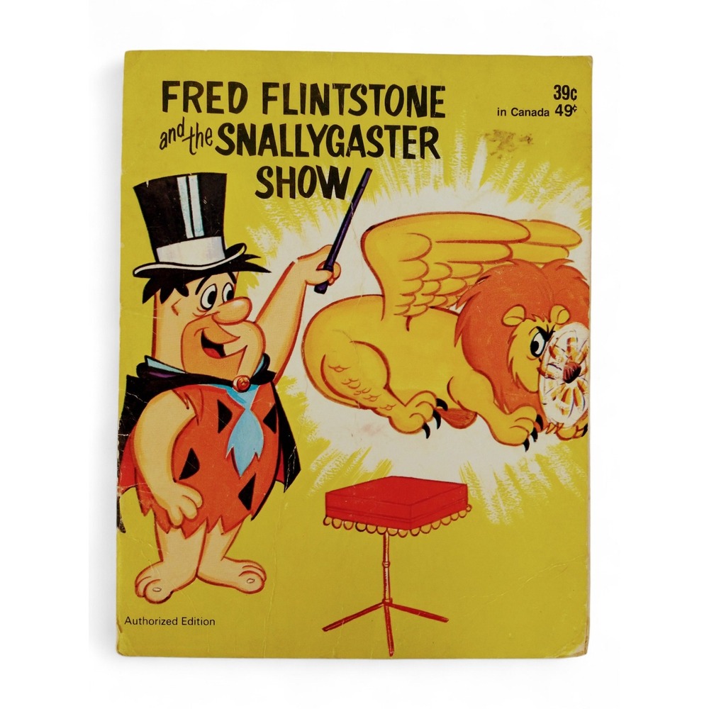 Fred Flintstone Snallygaster‎ Show 1972 Paperback Horace J Elias retro cartoon